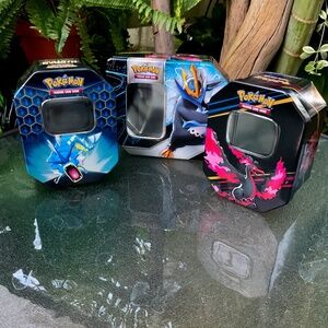 Pokémon Tins 3 Total Empty/No Cards